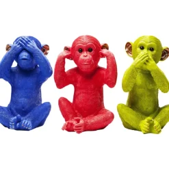Deko & Geschenkartikel|KARE Design Spardose Monkey Mizaru Blau