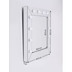 Leuchtobjekte|KARE Design Spiegel Make Up Square 81X81Cm