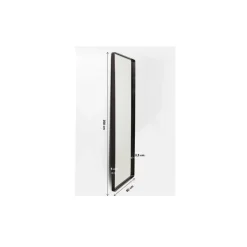Spiegel|KARE Design Spiegel Ombra Soft Schwarz 200X80Cm