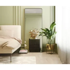Spiegel|KARE Design Spiegel Ombra Soft Schwarz 200X80Cm