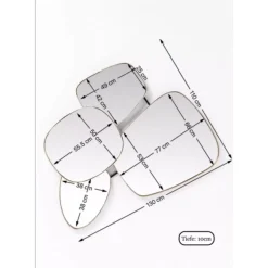 Spiegel|KARE Design Spiegel Shapes 130X110Cm