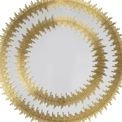 Spiegel|KARE Design Spiegel Solare Gold O132Cm