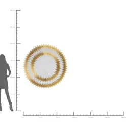 Spiegel|KARE Design Spiegel Solare Gold O132Cm