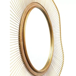 Spiegel|KARE Design Spiegel Sun Storm Gold O93Cm