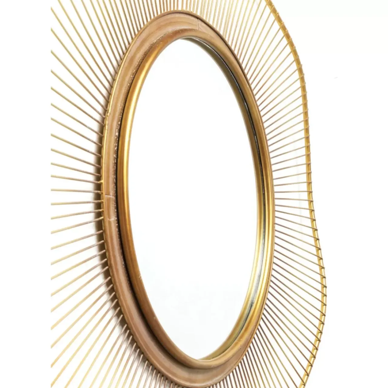 Spiegel|KARE Design Spiegel Sun Storm Gold O93Cm