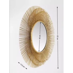 Spiegel|KARE Design Spiegel Sunburst Tre Gold O87Cm