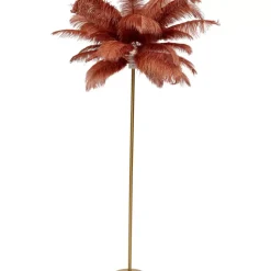 Steh & Bodenleuchten|KARE Design Stehleuchte Feather Palm Rusty Red 165Cm