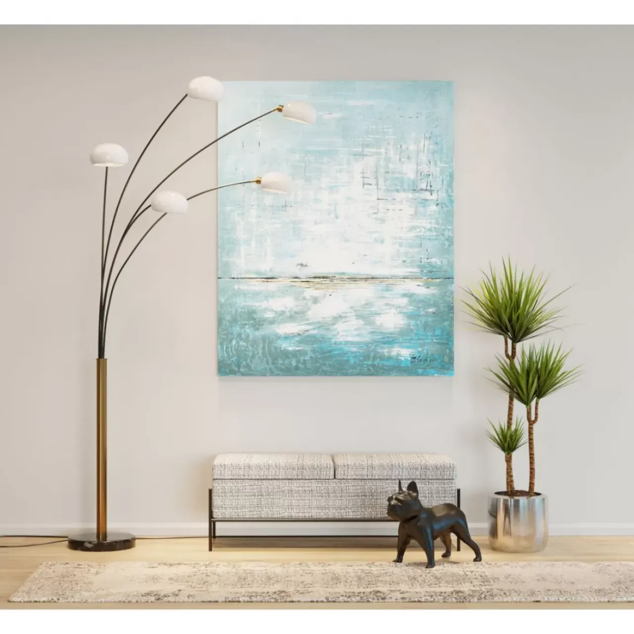Steh & Bodenleuchten|KARE Design Stehleuchte Five Fingers Duo