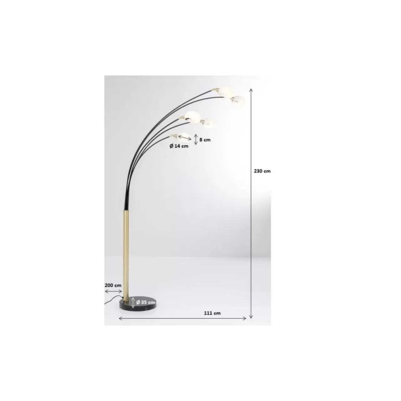 Steh & Bodenleuchten|KARE Design Stehleuchte Five Fingers Duo