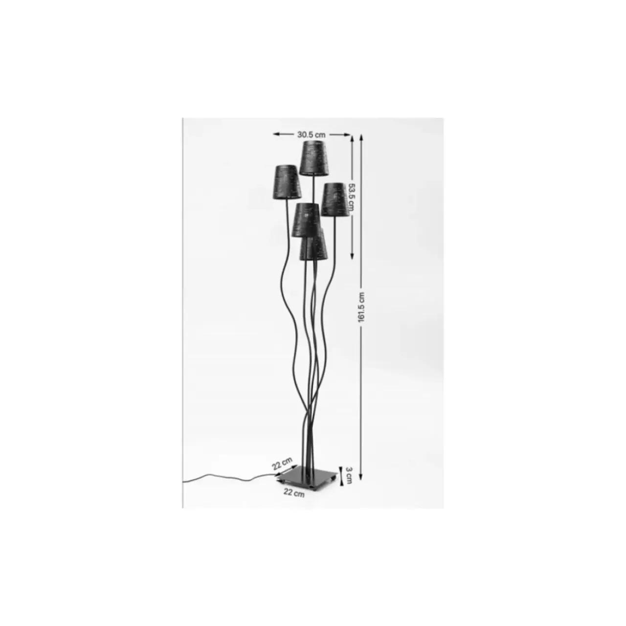 Steh & Bodenleuchten|KARE Design Stehleuchte Flexible Berry Cinque