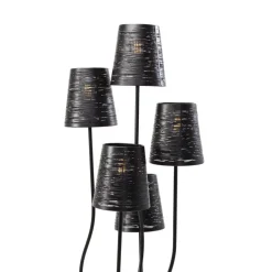 Steh & Bodenleuchten|KARE Design Stehleuchte Flexible Black Cinque