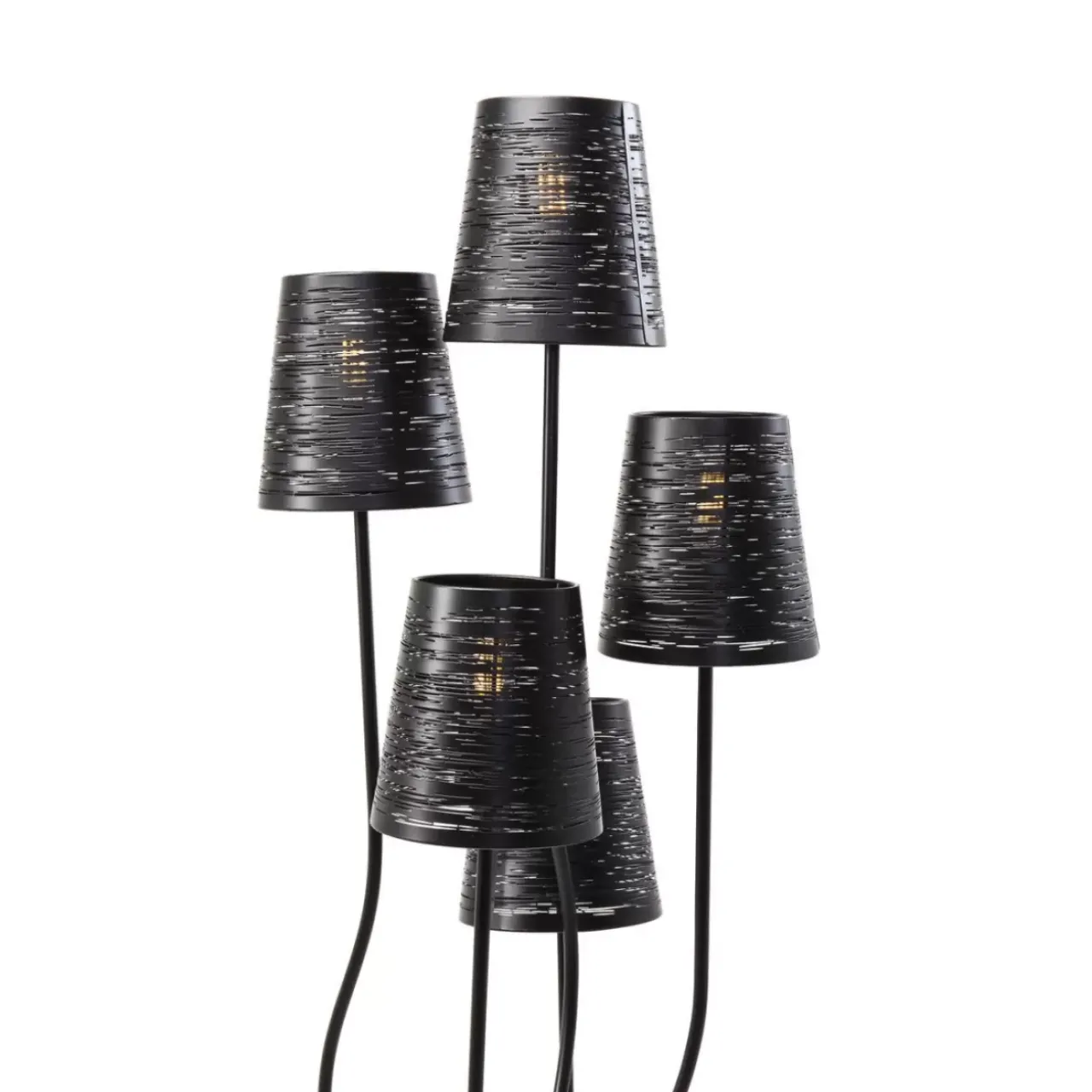 Steh & Bodenleuchten|KARE Design Stehleuchte Flexible Black Cinque