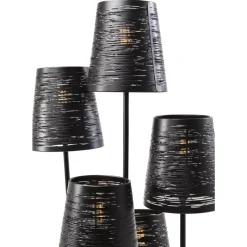 Steh & Bodenleuchten|KARE Design Stehleuchte Flexible Black Cinque