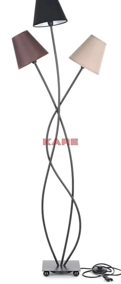 Steh & Bodenleuchten|KARE Design Stehleuchte Flexible Mocca Tre