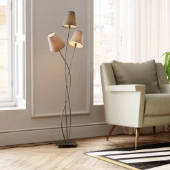 Steh & Bodenleuchten|KARE Design Stehleuchte Flexible Mocca Tre