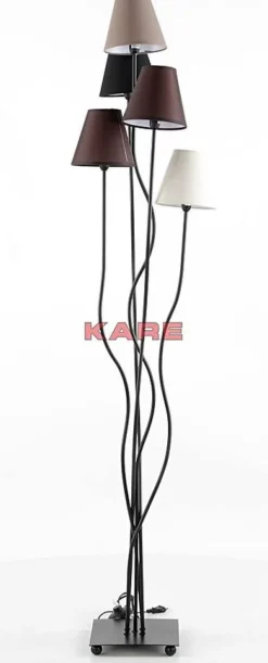 Steh & Bodenleuchten|KARE Design Stehleuchte Flexible Mocca Cinque