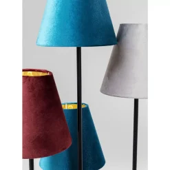 Steh & Bodenleuchten|KARE Design Stehleuchte Flexible Velvet Schwarz Cinque