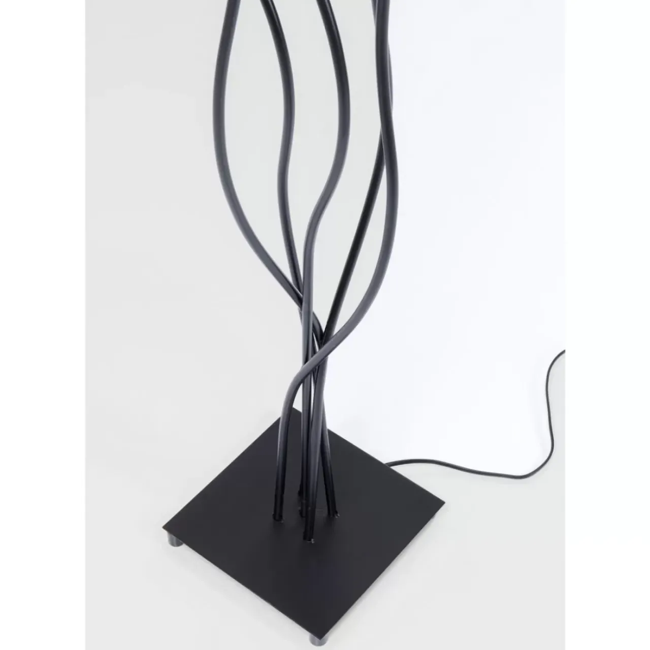 Steh & Bodenleuchten|KARE Design Stehleuchte Flexible Velvet Schwarz Cinque