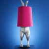 Stehleuchte|KARE Design Stehleuchte Hiding Rabbit Magenta