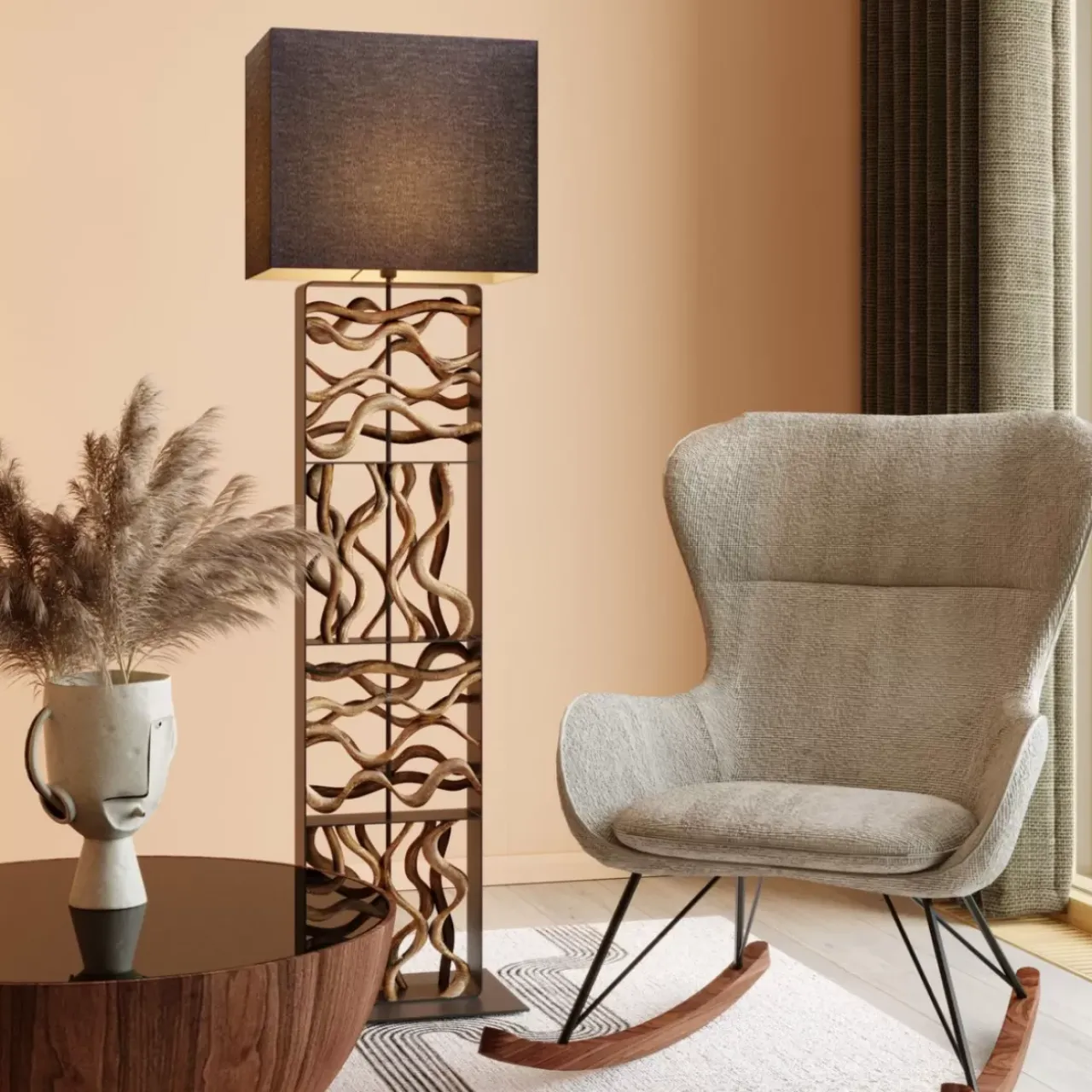 Steh & Bodenleuchten|KARE Design Stehleuchte Nature Wave
