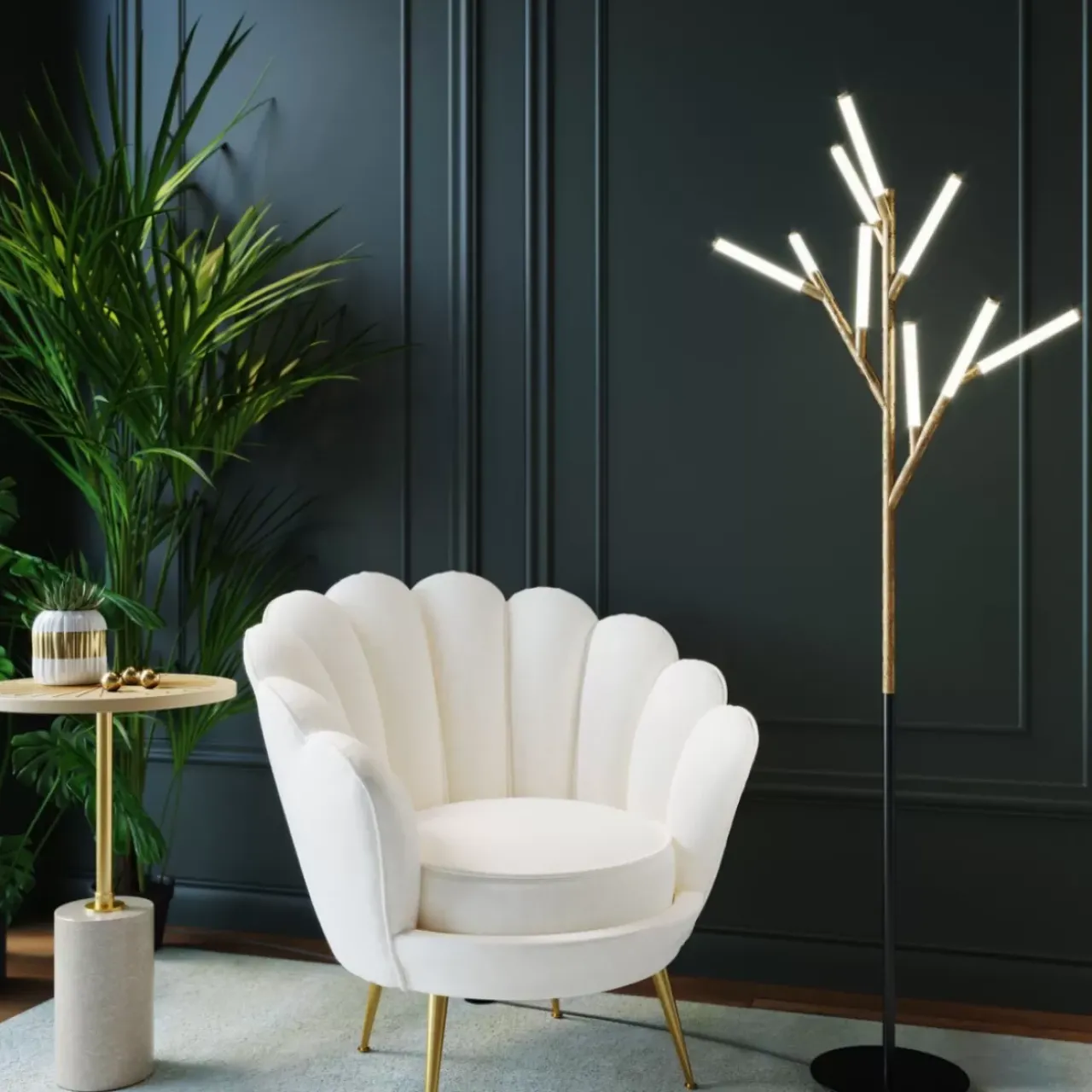 Steh & Bodenleuchten|KARE Design Stehleuchte Olivia 168Cm
