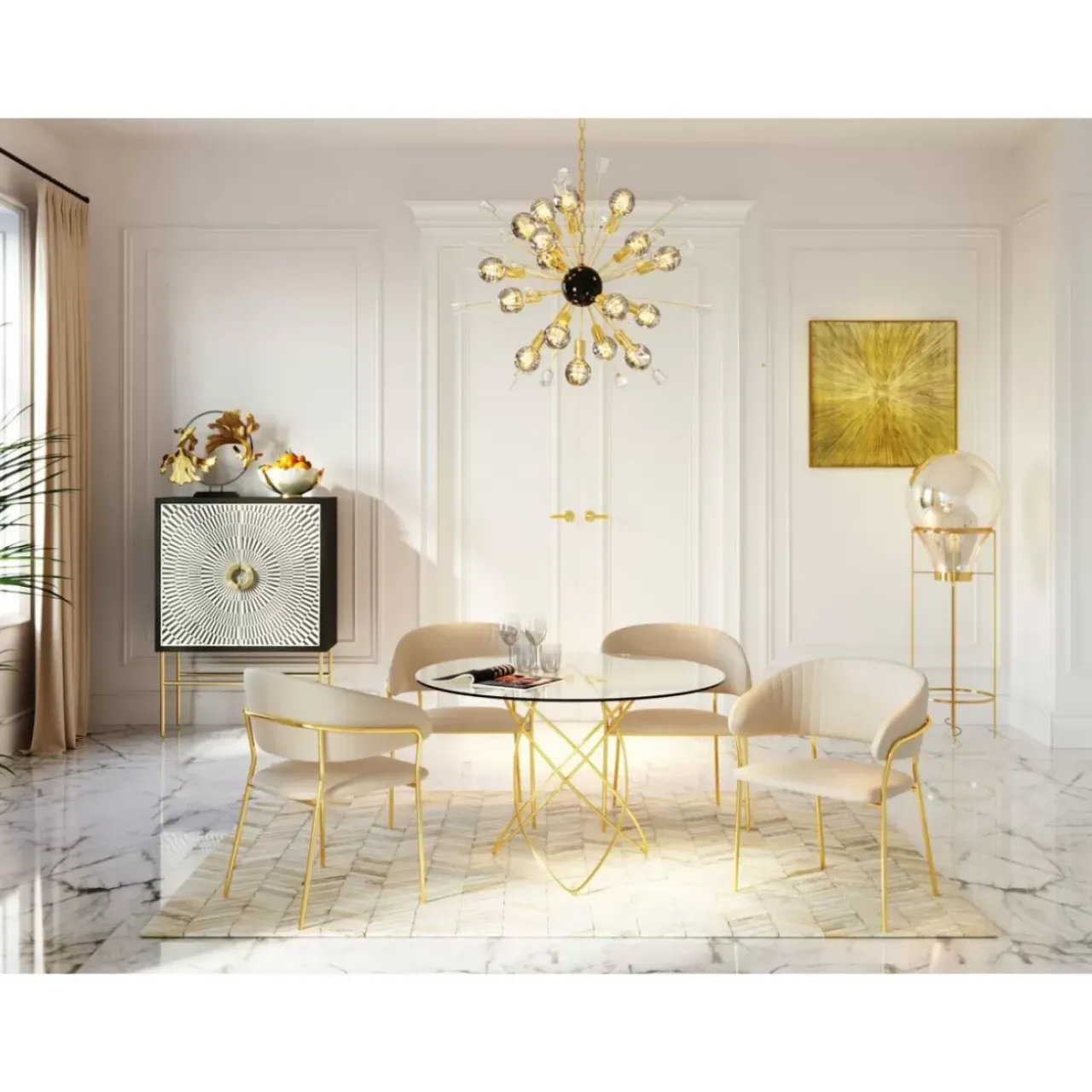 Steh & Bodenleuchten|KARE Design Stehleuchte Pear Frame 158Cm