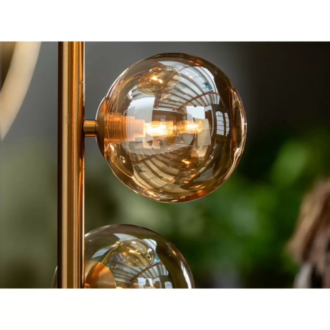 Steh & Bodenleuchten|KARE Design Stehleuchte Scala Balls Brass 160Cm