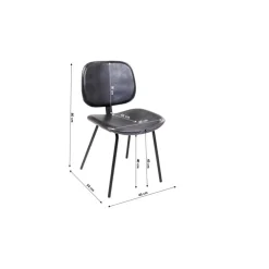Stühle|KARE Design Stuhl Barber Schwarz