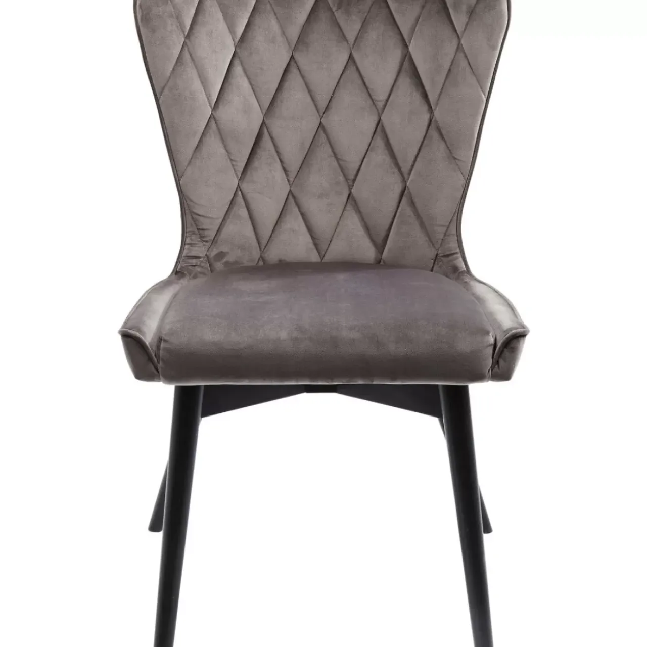 Stühle|KARE Design Stuhl Black Marshall Velvet Grau