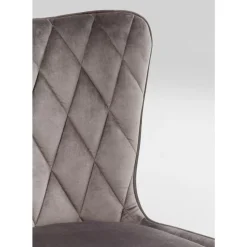 Stühle|KARE Design Stuhl Black Marshall Velvet Grau