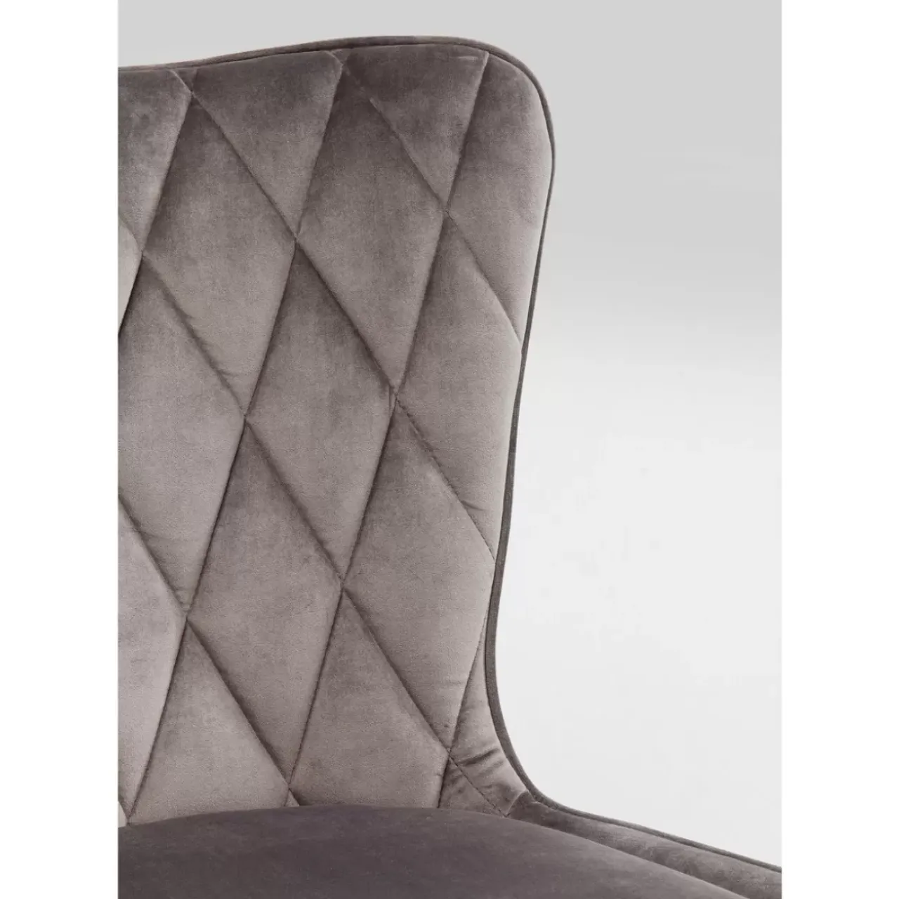 Stühle|KARE Design Stuhl Black Marshall Velvet Grau