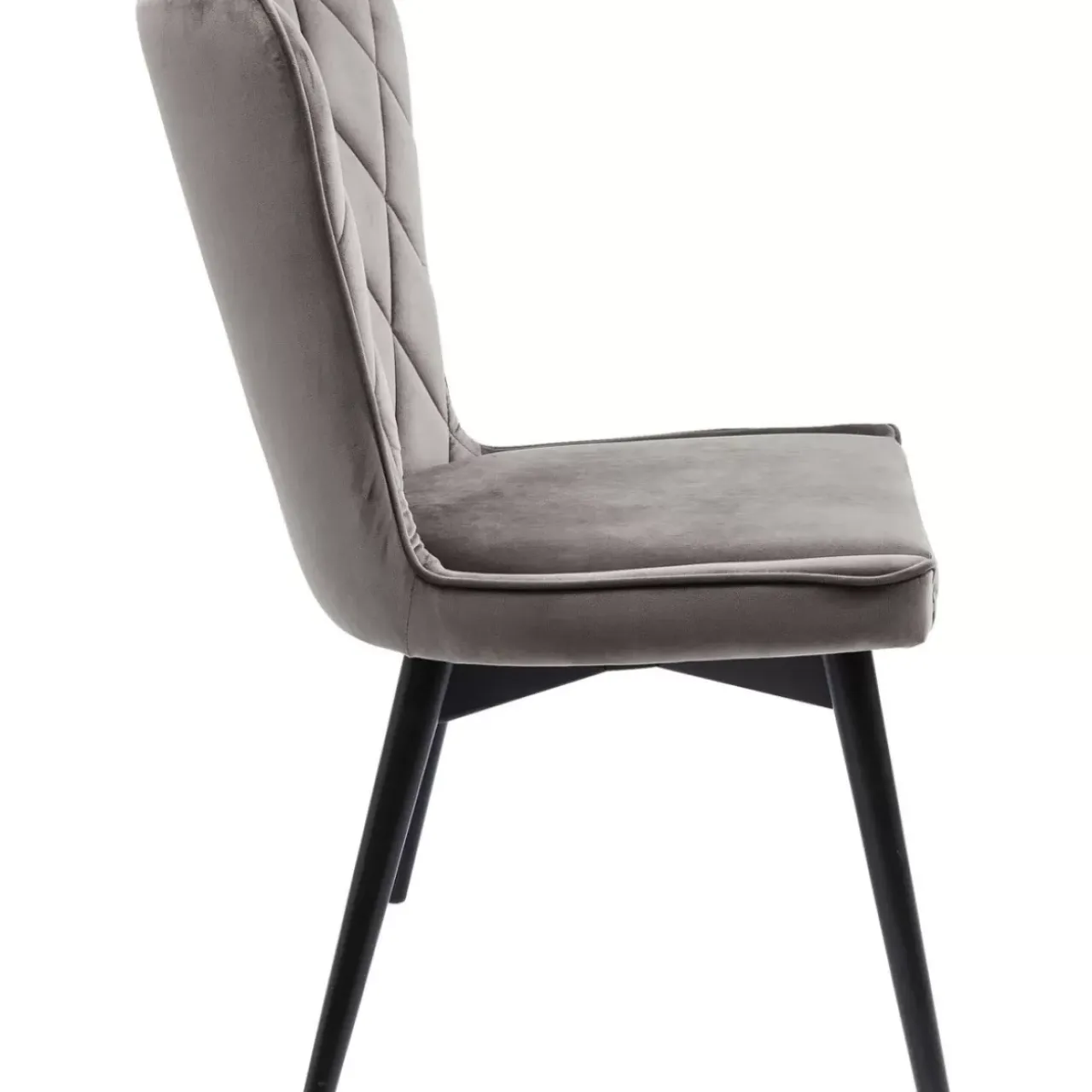 Stühle|KARE Design Stuhl Black Marshall Velvet Grau