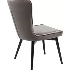 Stühle|KARE Design Stuhl Black Marshall Velvet Grau