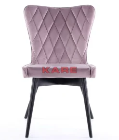 Stühle|KARE Design Stuhl Black Marshall Velvet Rose