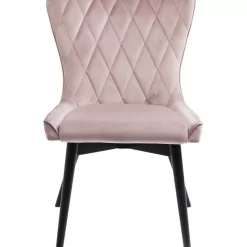 Stühle|KARE Design Stuhl Black Marshall Velvet Rose