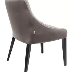 Stühle|KARE Design Stuhl Black Mode Velvet Grau