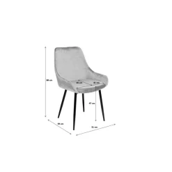 Stühle|KARE Design Stuhl East Side Champagne Xl