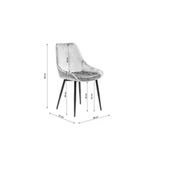 Stühle|KARE Design Stuhl East Side Grau