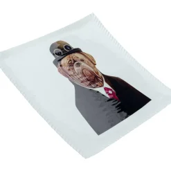 Geschirr & Tischaccessoires|KARE Design Tablett Ego Dog 32X32Cm