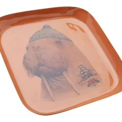 Geschirr & Tischaccessoires|KARE Design Tablett Ego Walrus 21X21Cm