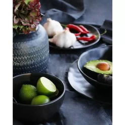 Geschirr & Tischaccessoires|KARE Design Teller Tief Organic Black O22Cm