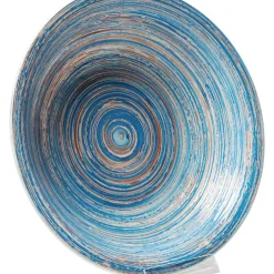 Geschirr & Tischaccessoires|KARE Design Teller Tief Swirl Blau O21Cm