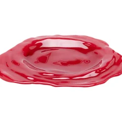 Geschirr & Tischaccessoires|KARE Design Teller Tornado Rot O46Cm