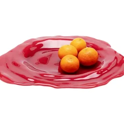 Geschirr & Tischaccessoires|KARE Design Teller Tornado Rot O46Cm