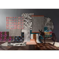 Teppiche|KARE Design Teppich Kelim Pop Grey 170X240Cm