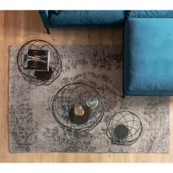 Teppiche|KARE Design Teppich Kelim Pop Grey 170X240Cm