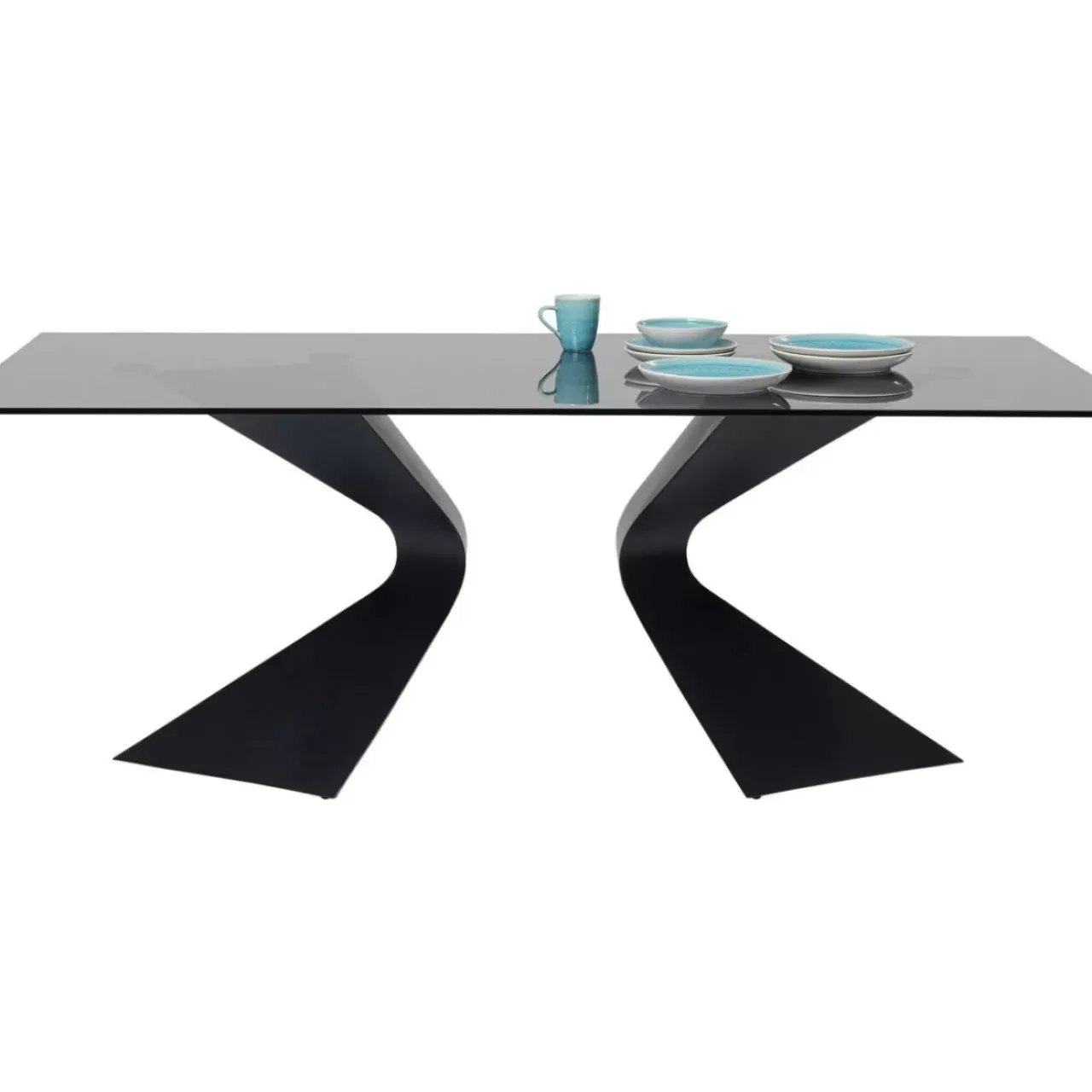 Tische|KARE Design Tisch Gloria Schwarz 200X100Cm