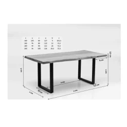 Tische|KARE Design Tisch Harmony Schwarz 160X80