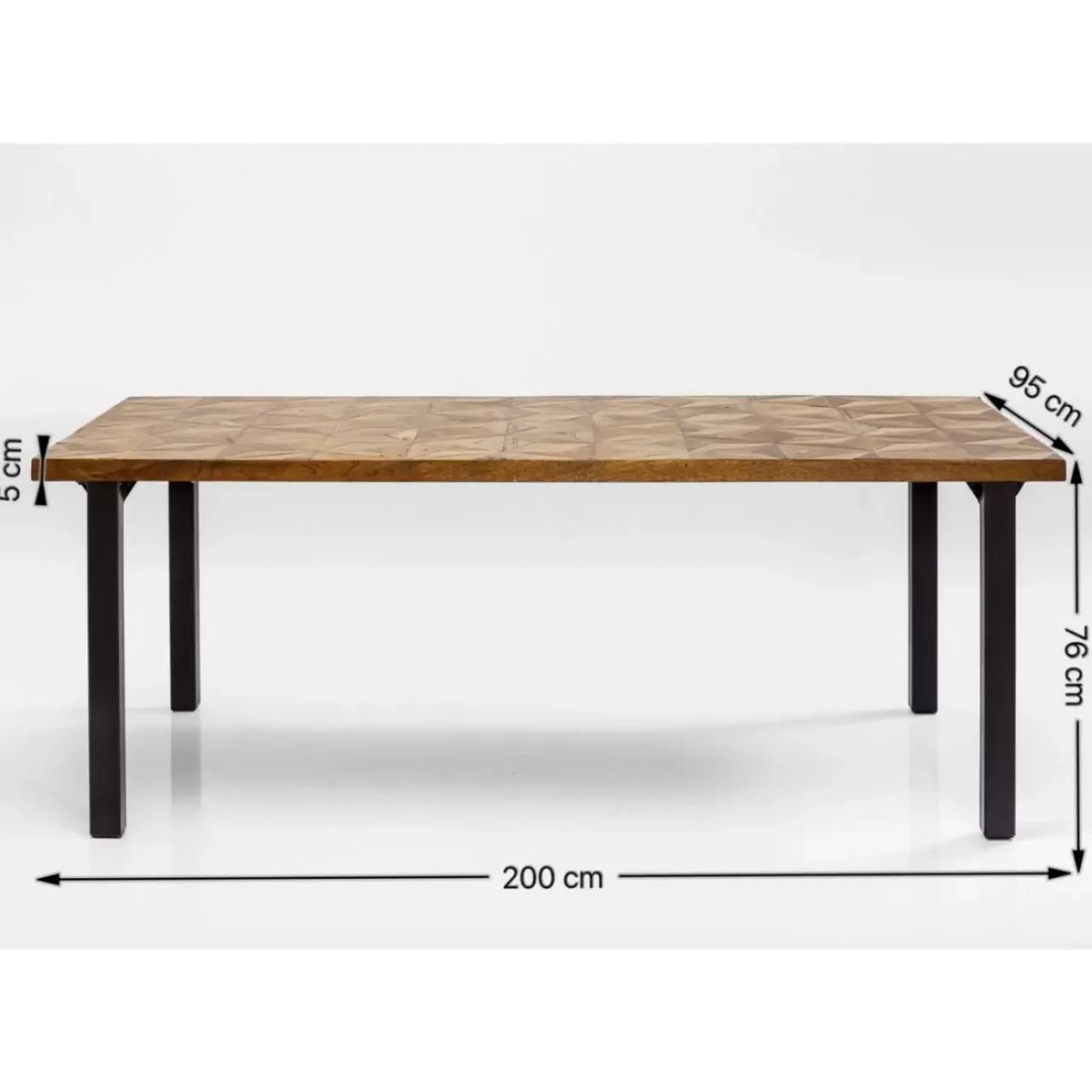 Tische|KARE Design Tisch Illusion Gold 200X95Cm
