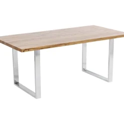 Tische|KARE Design Tisch Jackie Eiche Chrom 160X80
